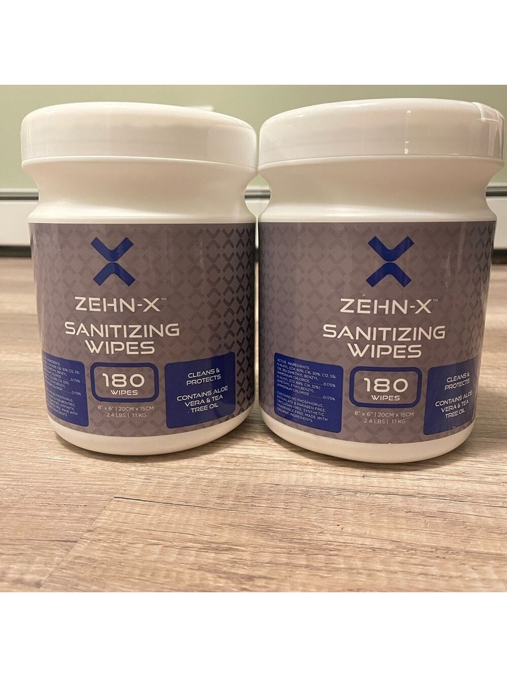 Lot of 2 Zehn-X Sanitizing Wipes